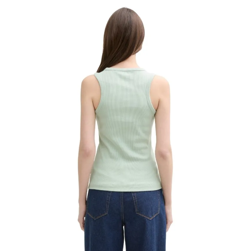 Camisetas sin mangas Tom tailor Racerback Rib Top