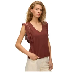 Camisetas sin mangas Vero moda Vmgabby Sl V-Neck Top Jrs Ga