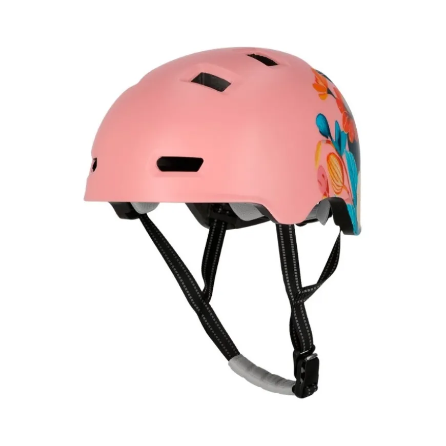 Cascos Crazy safety Rampage Flower Bicycle Helmet