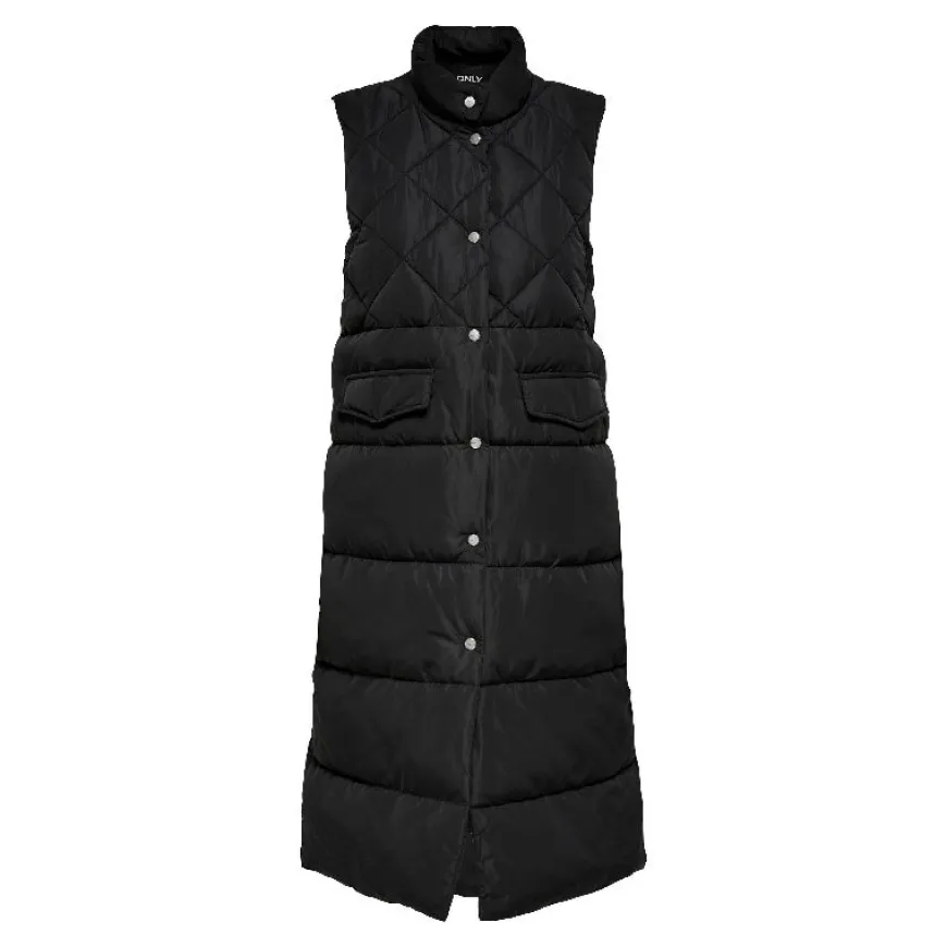 Chalecos Only Onlstacy Quilted Long Waistcoat Otw Noos
