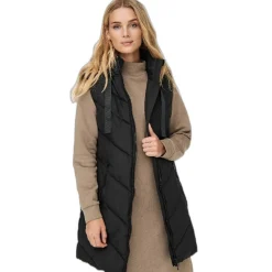 Chalecos Jdy Jdyskylar Padded Hood Waistcoat Otw Noos