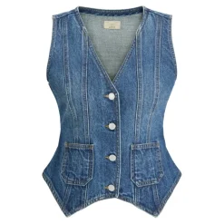 Chaquetas Jjxx Jxfaiza Denim Waistcoat R283 Dnm