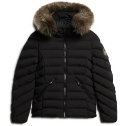 Chaquetas Superdry Fuji Faux Fur Hood Padded Jkt