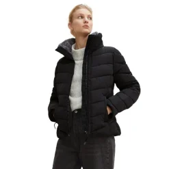 Chaquetas Tom tailor short winter puffer jacke, deep black, L