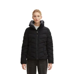 Chaquetas Tom tailor short winter puffer jacke, deep black, L