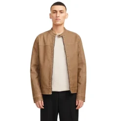 Chaquetas Jack & jones Jjewarner Washed Pu Jacket Noos