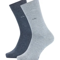 Ck Men Crew 2P Casual Flat Knit Cotton Carter