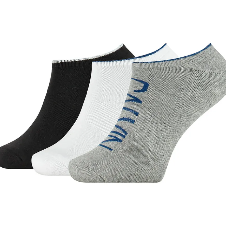 Ck Mens 3Pk No Show Athleisure Grant