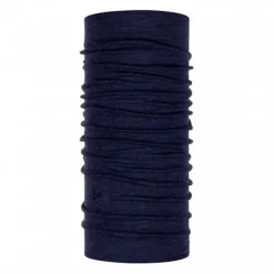 Cuellos Buff Midweight Merino Wool Night Blue Melange