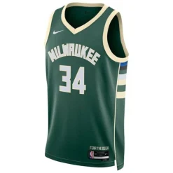 Equipaciones oficiales básquet Nike Milwaukee Bucks ANTETOKOUNMPO Giannis