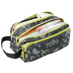 Estuches Totto Agapec 3 compart. 23x11.5x10.5