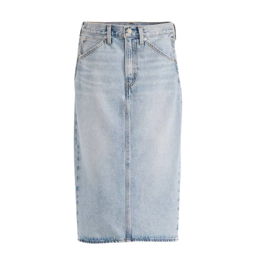 Faldas Levis HR Back Slit Skirt