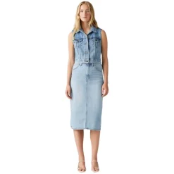 Faldas Levis HR Back Slit Skirt