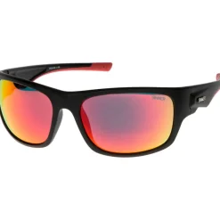 Gafas Sinner Bruno Matte Black-Pc Smoke Red Oil