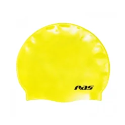 Gorro natació Ras Gorro Silicona Estándard Amarillo Fluor SR