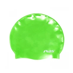 Gorro natació Ras Gorro Silicona Estándard Verde Fluor SR