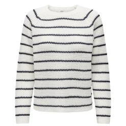 Jerseys Jdy Jdyellen L S Oneck Ragla Stripe Pull Knt