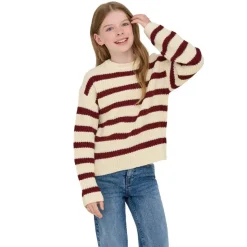 Jerseys Only kids Kogjusty L S Stripe Pullover Knt
