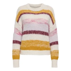 Jerseys Only Onlalyssa Life Ls Stripe O-Neck Cc Knt