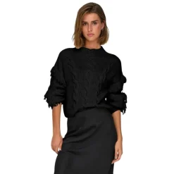 Jerseys Only Onlholly Ls Short Cable High Neck Knt