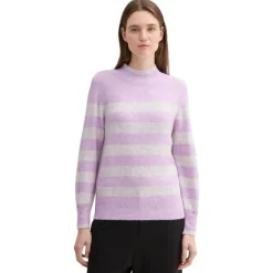 Jerseys Tom tailor Cozy Stripe Pullover Flat Knit Tops