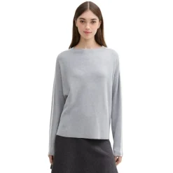 Jerseys Tom tailor Fullneedle Mock Neck Pullover Flat Knit Tops
