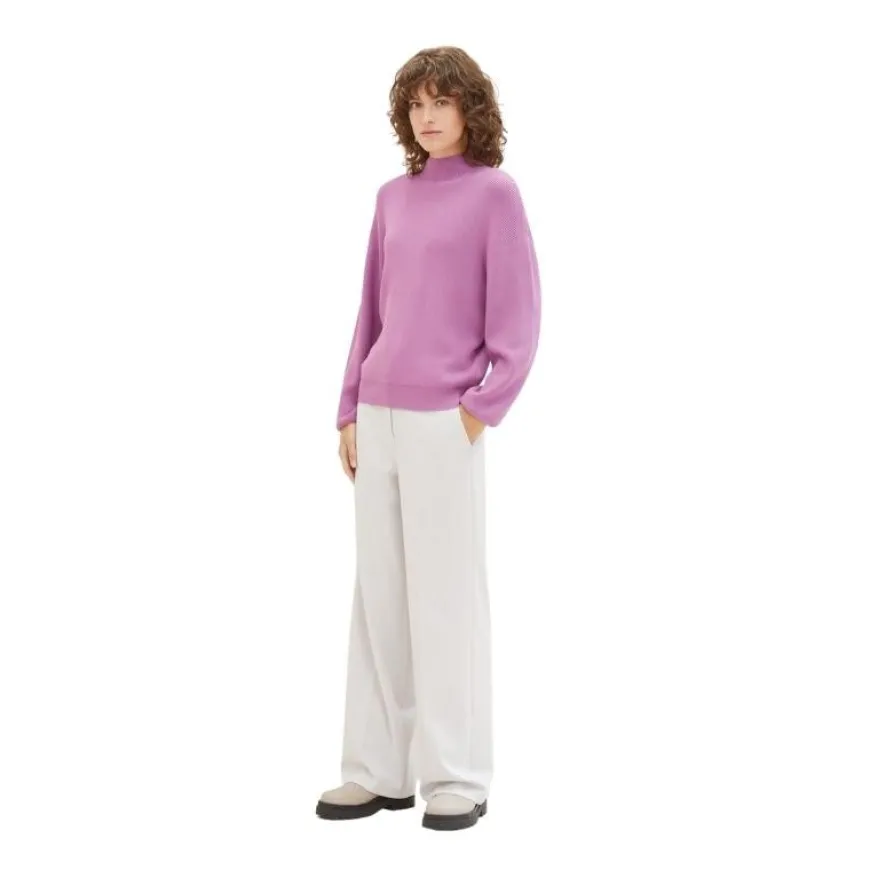Jerseys Tom tailor Knit Mock Neck Pullover