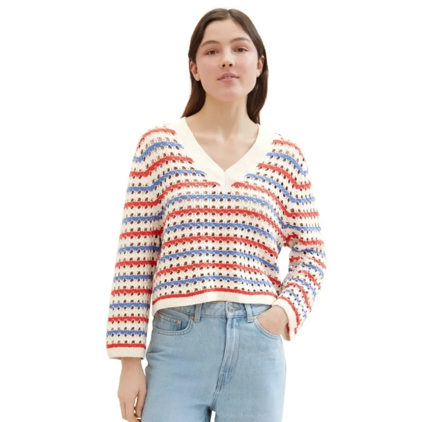Jerseys Tom tailor Open Knit Pullover
