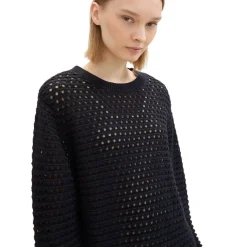 Jerseys Tom tailor Open Structure Pullover Flat Knit Tops