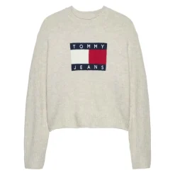 Jerseys Tommy jeans Tjw Melange Flag Sweater Rib Ext