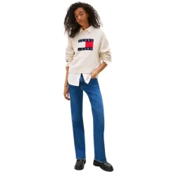 Jerseys Tommy jeans Tjw Melange Flag Sweater Rib Ext