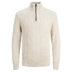Jerseys Jack & jones Jcogrid Cable Knit Half Zip
