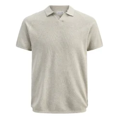Jerseys Jack & jones Jjhill Knit Split Neck Ss26