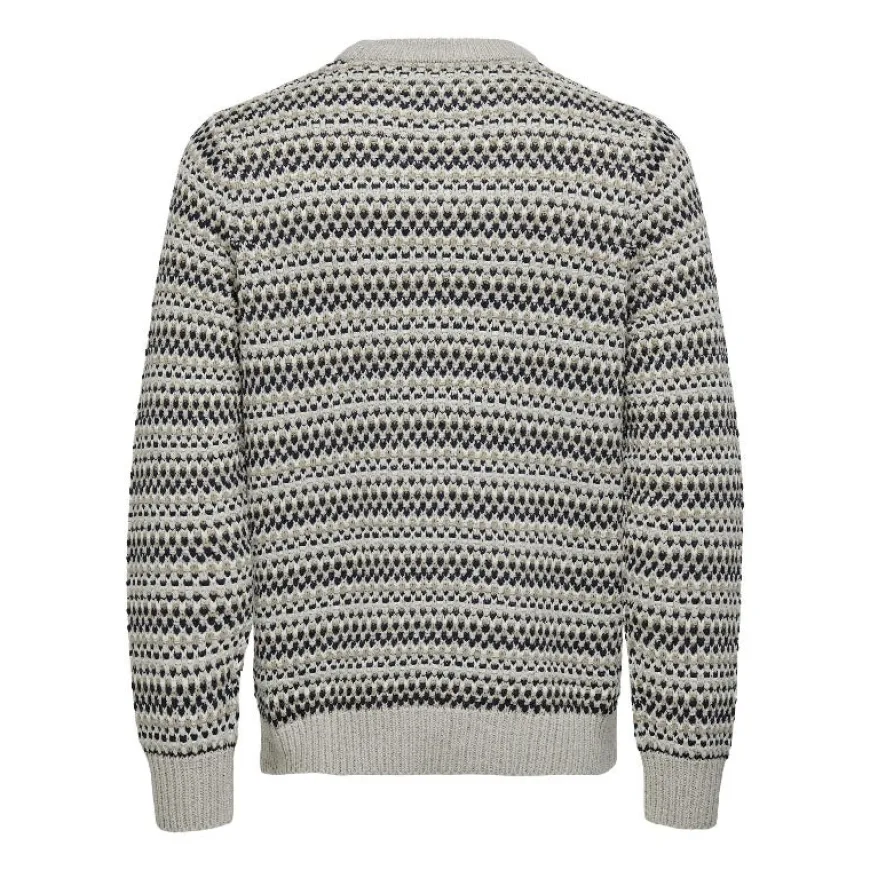Jerseys Only & sons Onsmusa Reg 3 Struc Crew Knit
