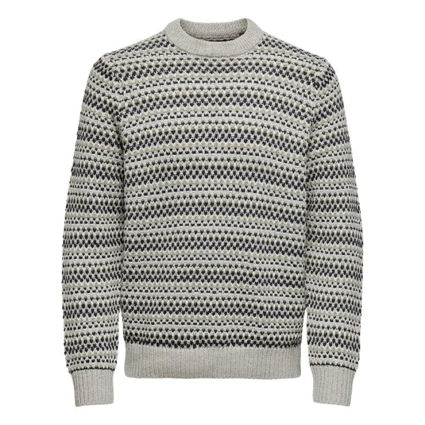 Jerseys Only & sons Onsmusa Reg 3 Struc Crew Knit