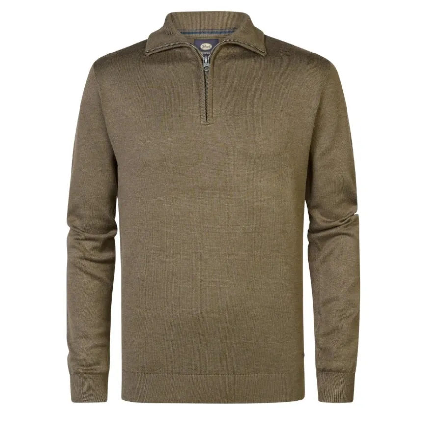 Jerseys Petrol Men Knitwear Collar Basic