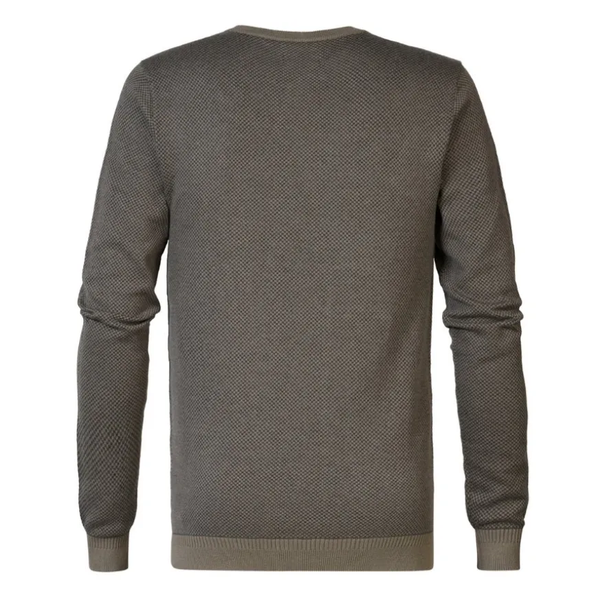 Jerseys Petrol Men Knitwear Round Neck Basic