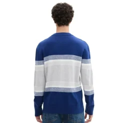 Jerseys Tom tailor Block Stripes Crewneck Knit Flat Knit Tops
