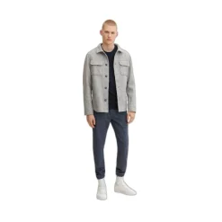 Jerseys Tom tailor stretch com, navy melange herringbone, L