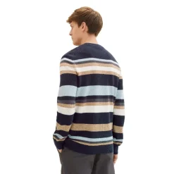 Jerseys Tom tailor Striped Crewneck Knit