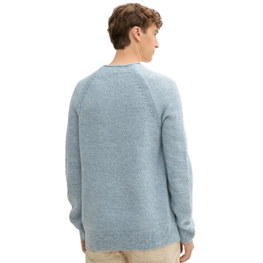 Jerseys Tom tailor Twotone Crewneck Knit Flat Knit Tops
