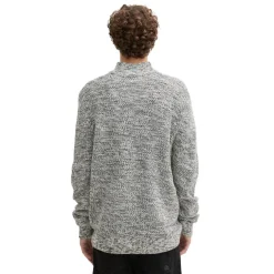 Jerseys Tom tailor Twotone Knitted Troyer Flat Knit Tops