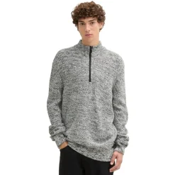 Jerseys Tom tailor Twotone Knitted Troyer Flat Knit Tops