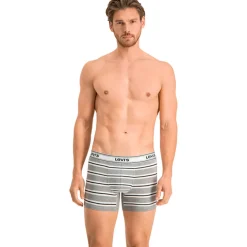 Levis Men Sporty Stripe Boxer Brief 2P