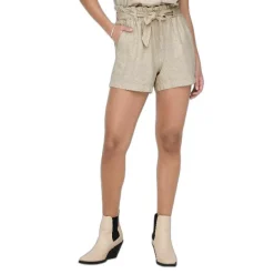 Pantalones bermudas Jdy Jdysay Mw Linen Shorts Wvn Noos