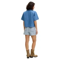 Pantalones bermudas Jjxx Jxgreta Hw Denim Skort Dnm Ln