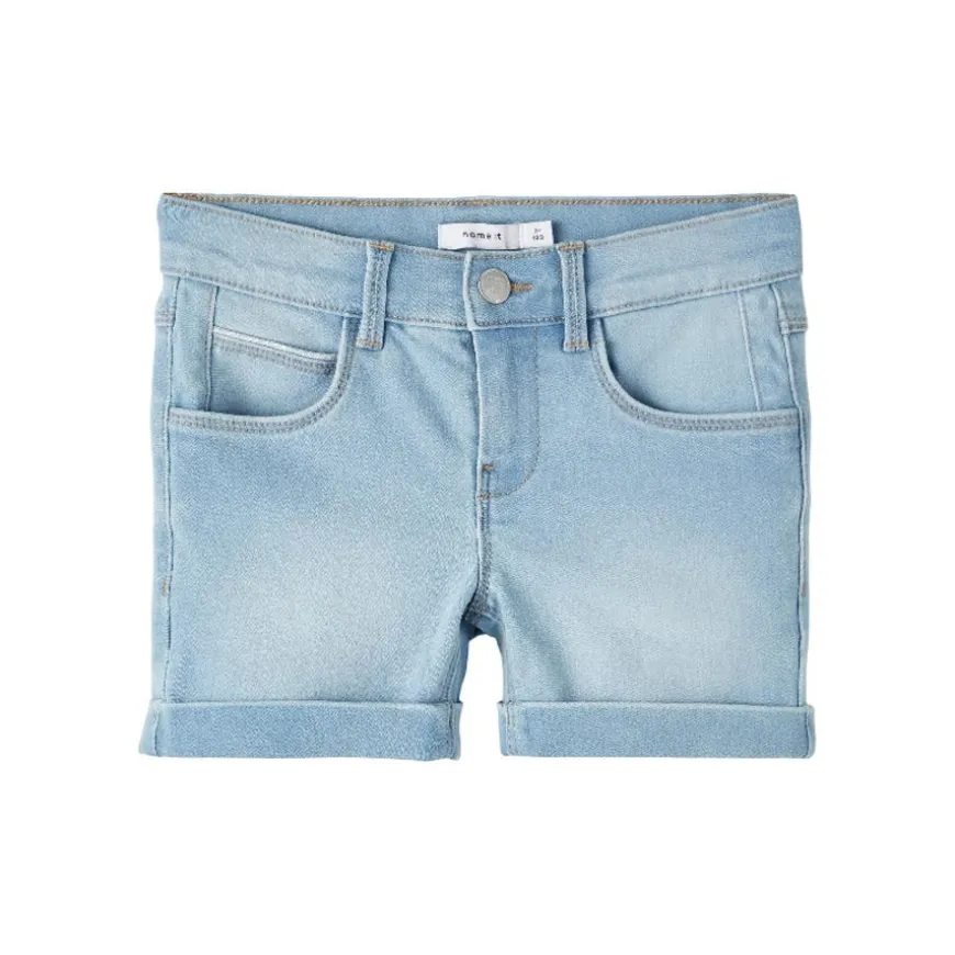 Pantalones bermudas Name-it N.U. Nkfsalli Slim Dnm Shorts 6470-Tx Noos