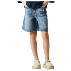Pantalones bermudas Name-it Nkfrose Hw Long Dnm Shorts 1160-Tk