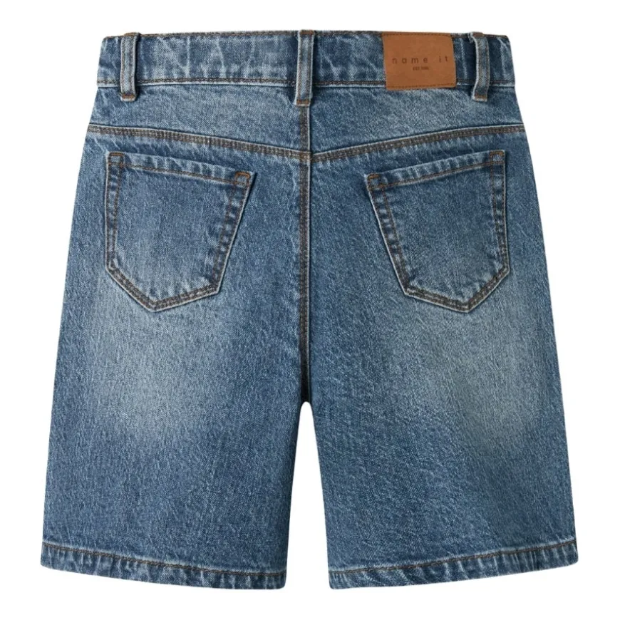 Pantalones bermudas Name-it Nkfrose Hw Long Dnm Shorts 1160-Tk
