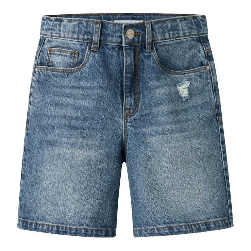Pantalones bermudas Name-it Nkfrose Hw Long Dnm Shorts 1160-Tk